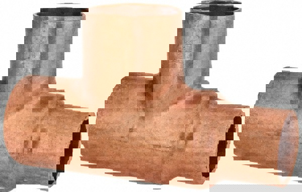 Wrot Copper Pipe Tee: 3/4